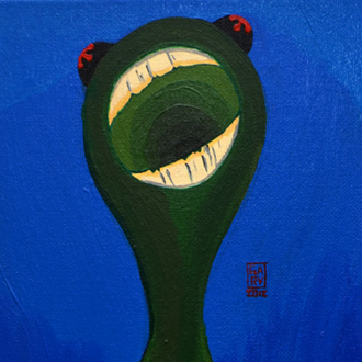 My Little Monsters, Moar Monster / Original Painting